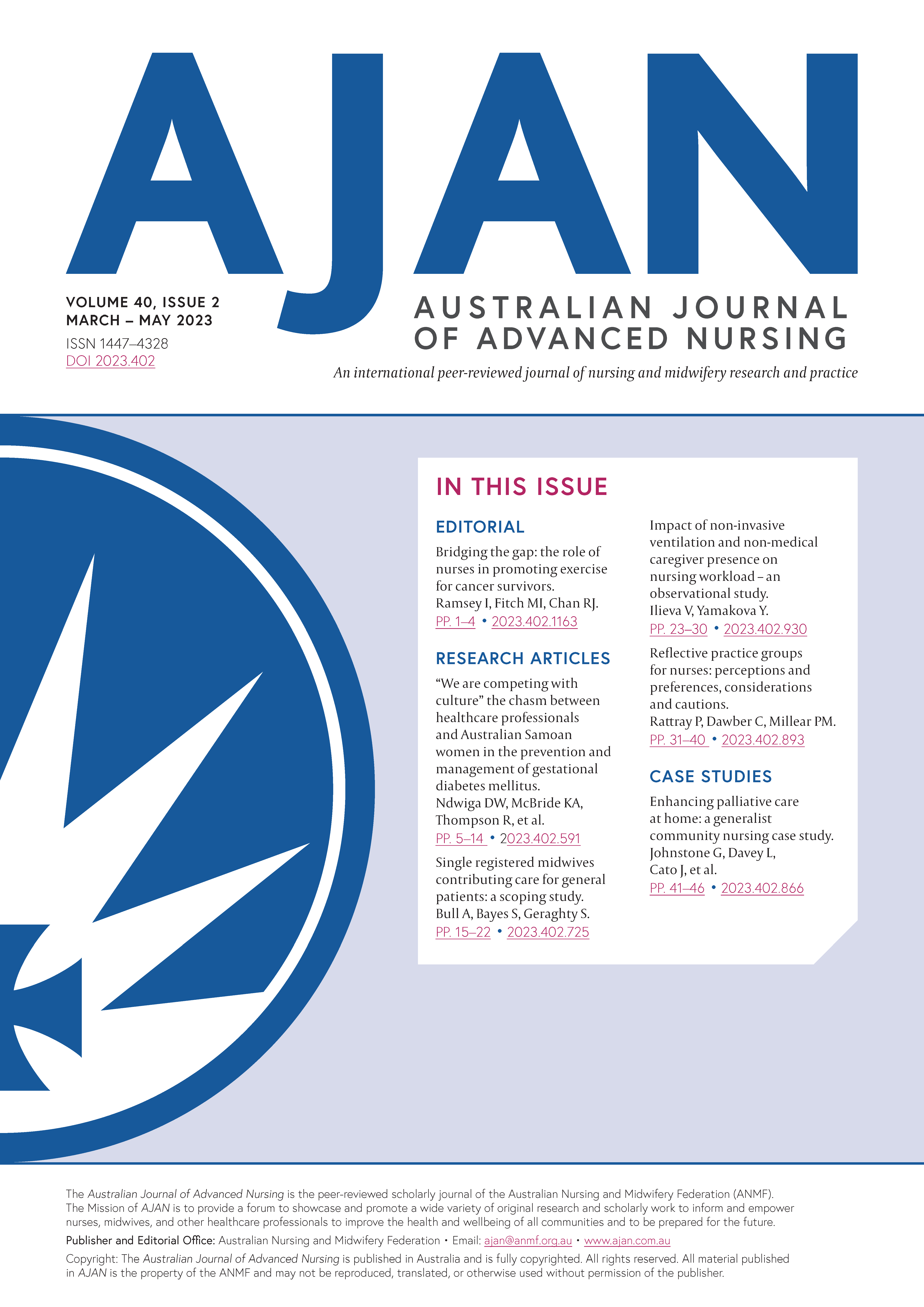 AUSTRALIAN JOURNAL OF ADVANCED NURSING