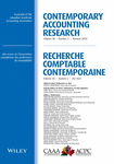 CONTEMPORARY ACCOUNTING RESEARCH