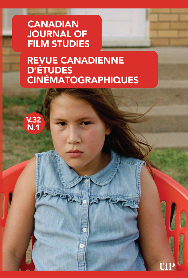 CANADIAN JOURNAL OF FILM STUDIES-REVUE CANADIENNE D ETUDES CINEMATOGRAPHIQUES