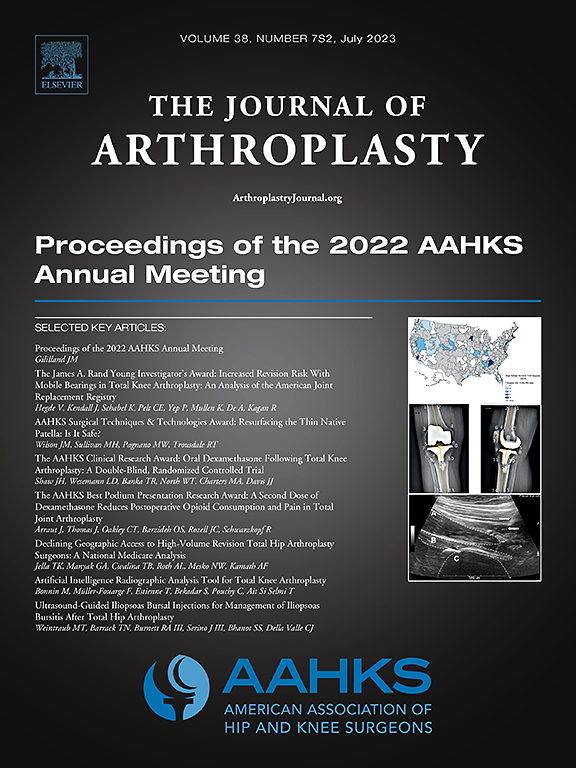 JOURNAL OF ARTHROPLASTY