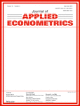 JOURNAL OF APPLIED ECONOMETRICS