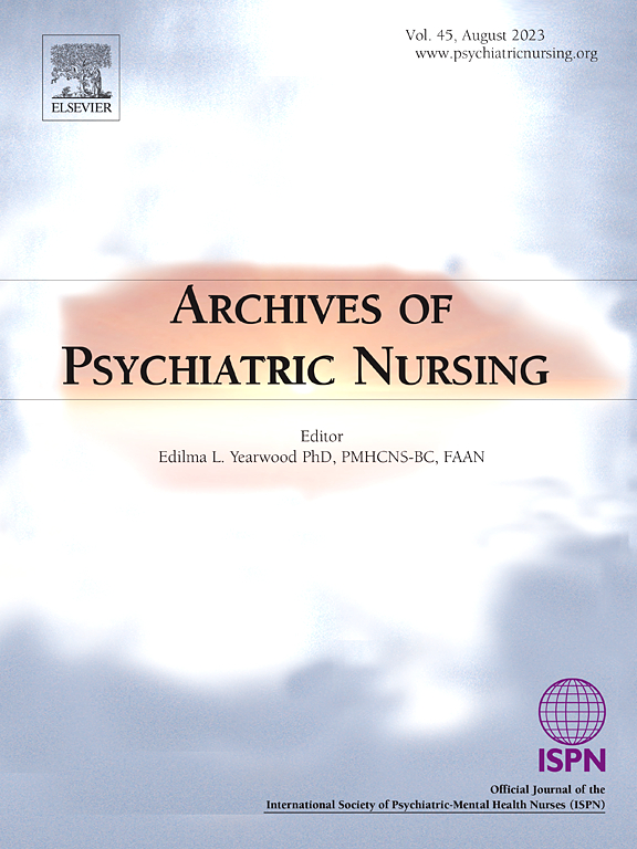 ARCHIVES OF PSYCHIATRIC NURSING