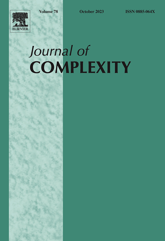 JOURNAL OF COMPLEXITY