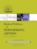 MEDICAL PROBLEMS OF PERFORMING ARTISTS