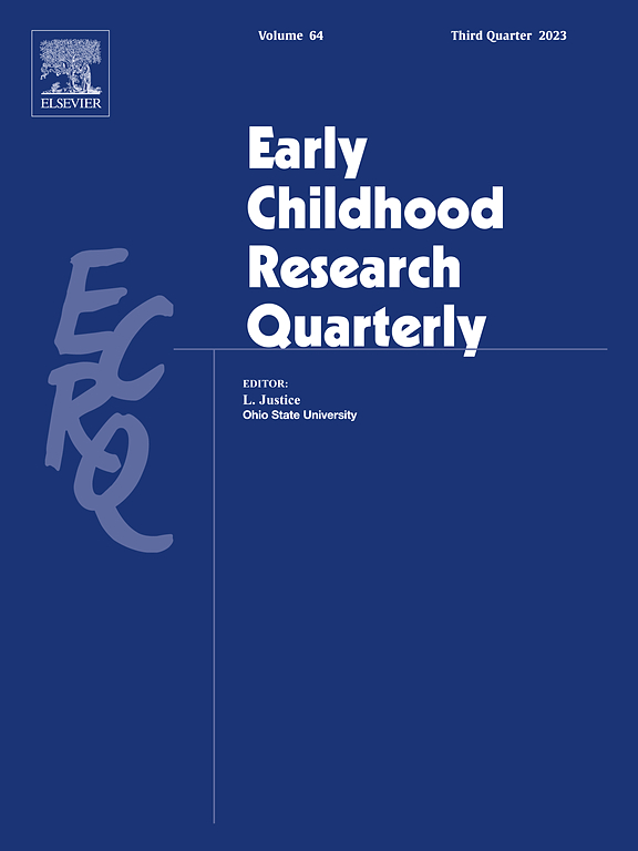 EARLY CHILDHOOD RESEARCH QUARTERLY