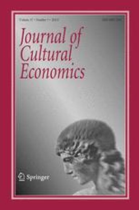 JOURNAL OF CULTURAL ECONOMICS
