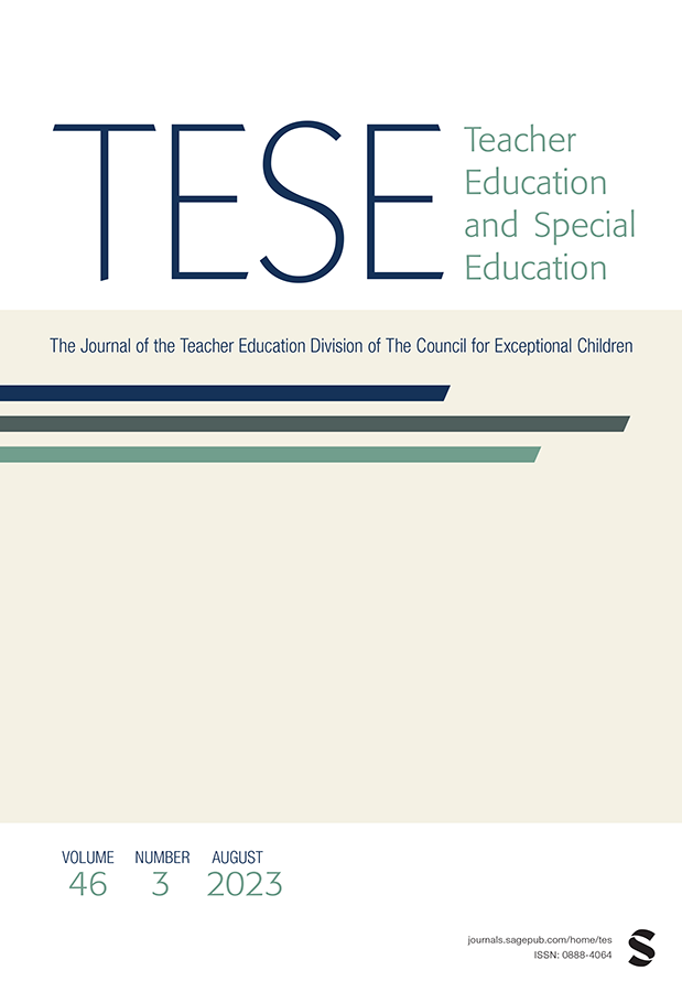 TEACHER EDUCATION AND SPECIAL EDUCATION