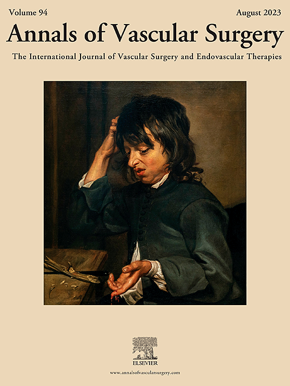 ANNALS OF VASCULAR SURGERY