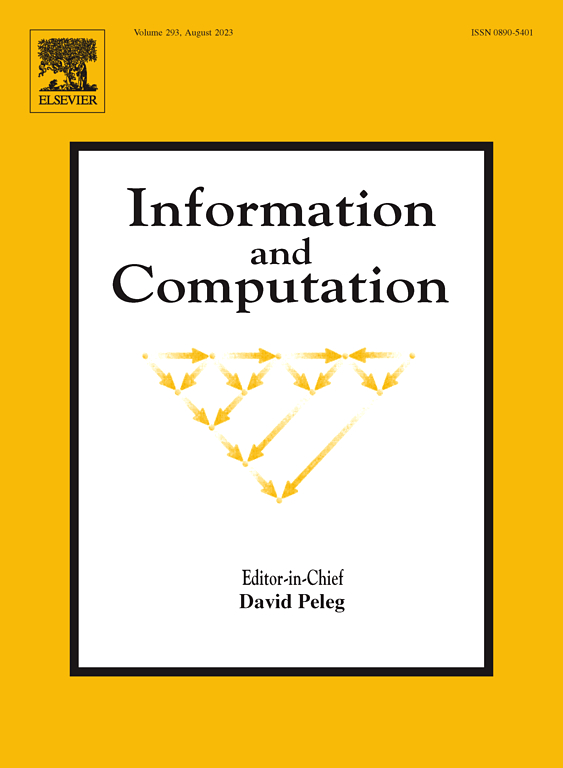 INFORMATION AND COMPUTATION