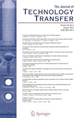 JOURNAL OF TECHNOLOGY TRANSFER