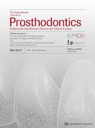INTERNATIONAL JOURNAL OF PROSTHODONTICS