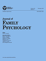 JOURNAL OF FAMILY PSYCHOLOGY