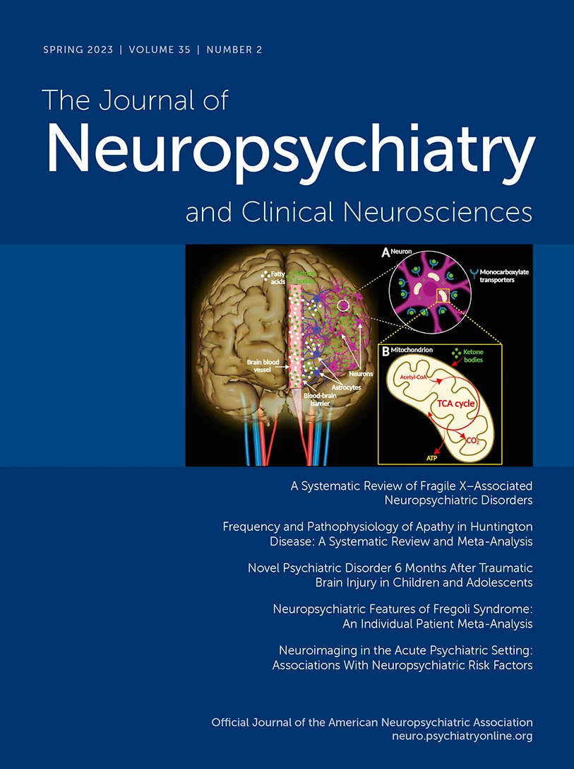 JOURNAL OF NEUROPSYCHIATRY AND CLINICAL NEUROSCIENCES