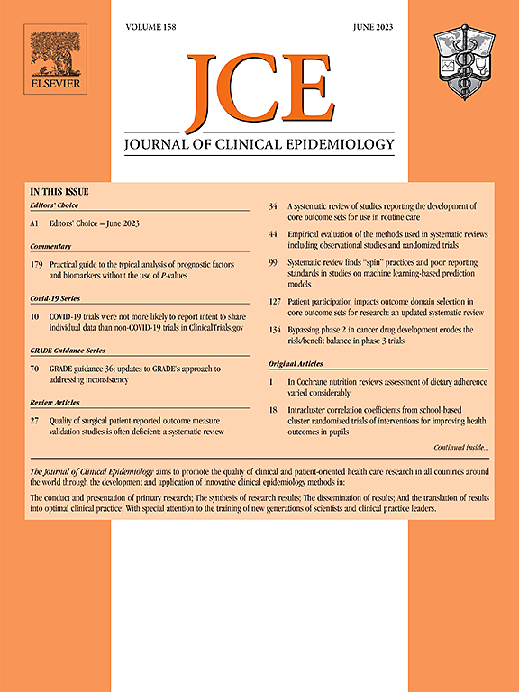 JOURNAL OF CLINICAL EPIDEMIOLOGY