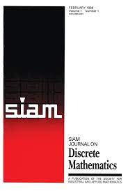 SIAM JOURNAL ON DISCRETE MATHEMATICS