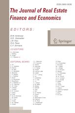 JOURNAL OF REAL ESTATE FINANCE AND ECONOMICS