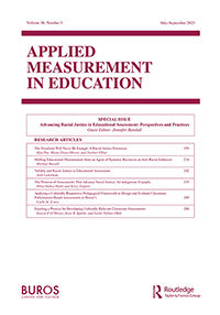 APPLIED MEASUREMENT IN EDUCATION