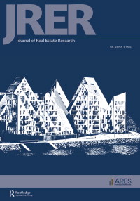 JOURNAL OF REAL ESTATE RESEARCH