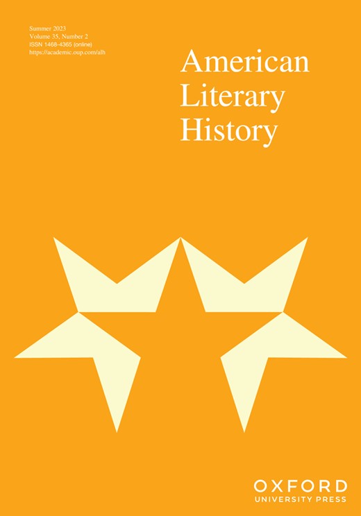 AMERICAN LITERARY HISTORY