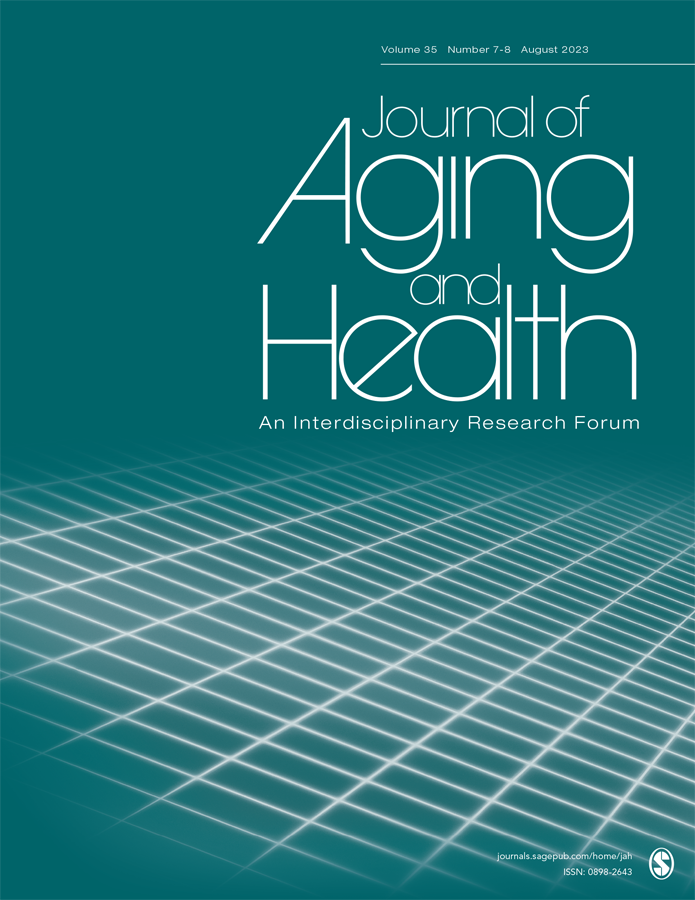 JOURNAL OF AGING AND HEALTH