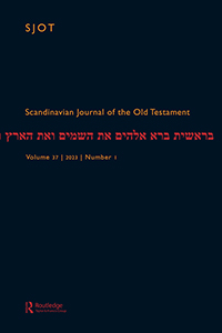 SCANDINAVIAN JOURNAL OF THE OLD TESTAMENT