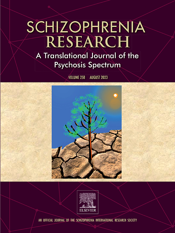 SCHIZOPHRENIA RESEARCH