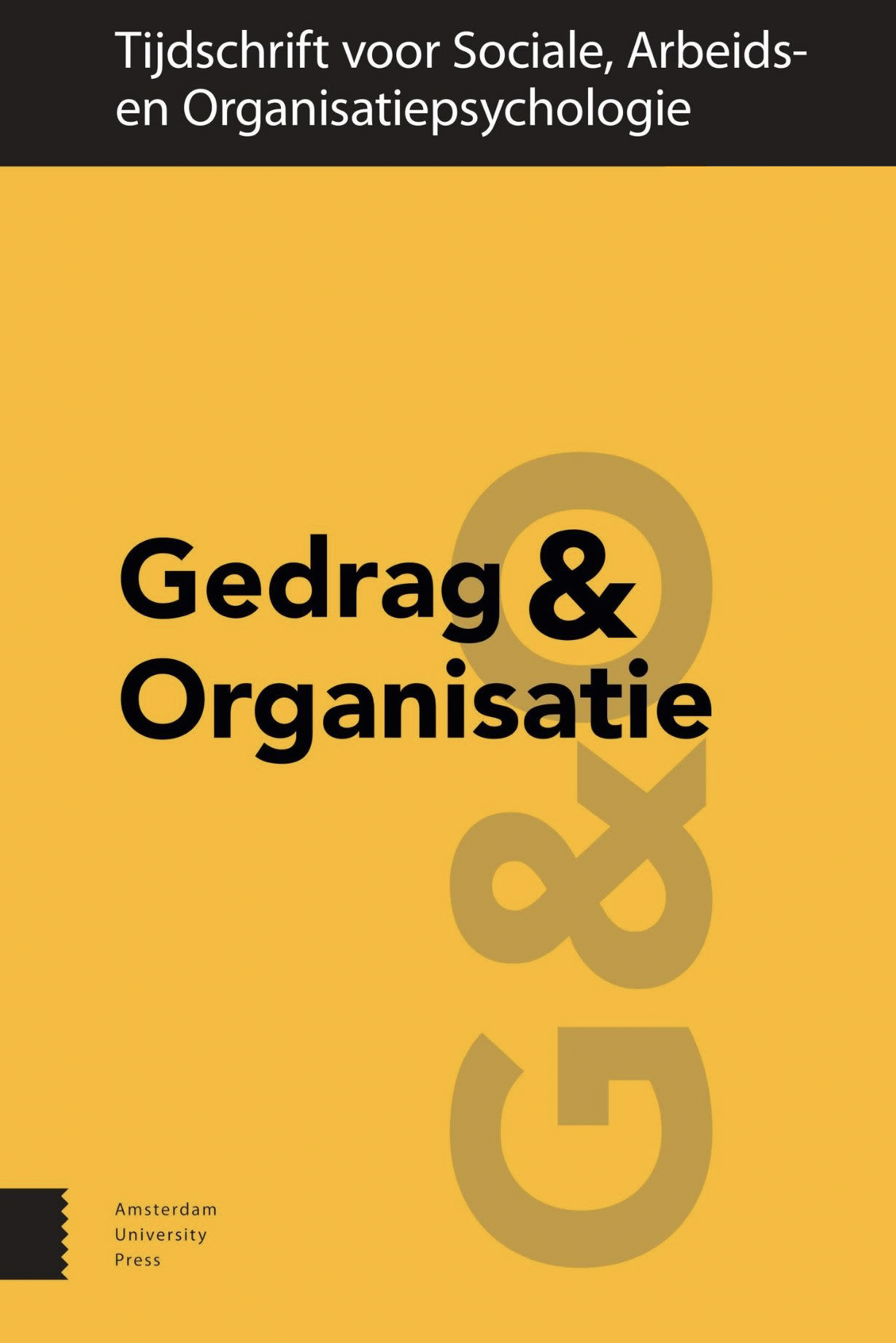 GEDRAG & ORGANISATIE