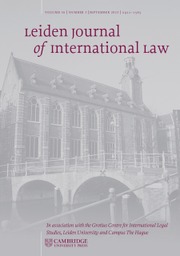 LEIDEN JOURNAL OF INTERNATIONAL LAW