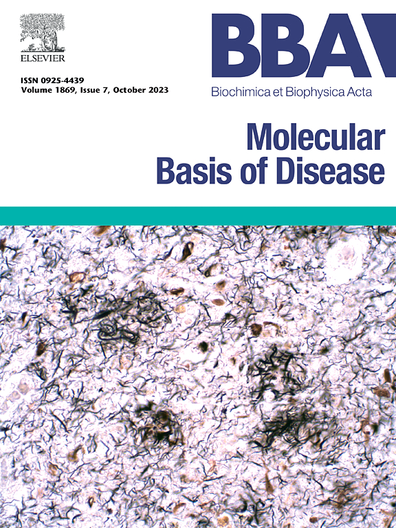 BIOCHIMICA ET BIOPHYSICA ACTA-MOLECULAR BASIS OF DISEASE