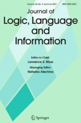 JOURNAL OF LOGIC LANGUAGE AND INFORMATION