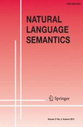 NATURAL LANGUAGE SEMANTICS