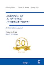 JOURNAL OF ALGEBRAIC COMBINATORICS