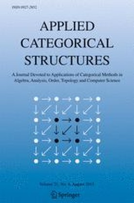 APPLIED CATEGORICAL STRUCTURES