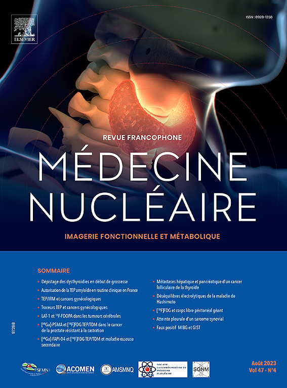 MEDECINE NUCLEAIRE-IMAGERIE FONCTIONNELLE ET METABOLIQUE