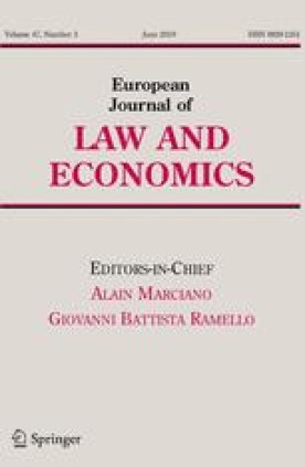 EUROPEAN JOURNAL OF LAW AND ECONOMICS