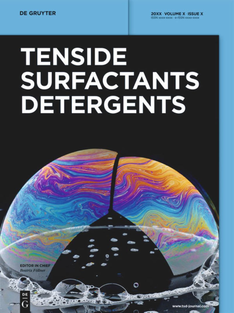 TENSIDE SURFACTANTS DETERGENTS
