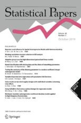 STATISTICAL PAPERS