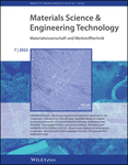 MATERIALWISSENSCHAFT UND WERKSTOFFTECHNIK