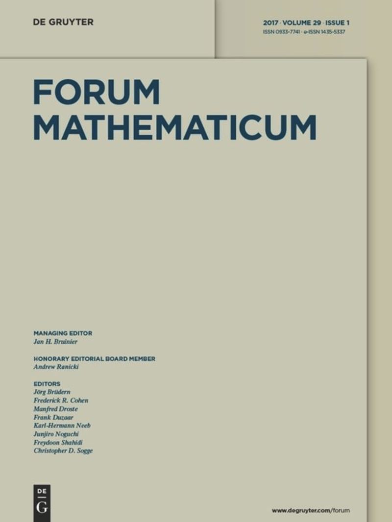 FORUM MATHEMATICUM