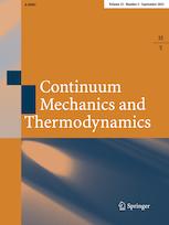 Continuum Mechanics and Thermodynamics