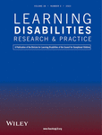 LEARNING DISABILITIES RESEARCH & PRACTICE