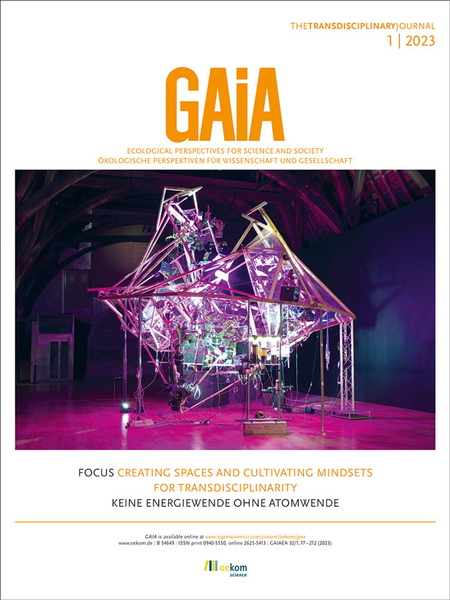 GAIA-ECOLOGICAL PERSPECTIVES FOR SCIENCE AND SOCIETY