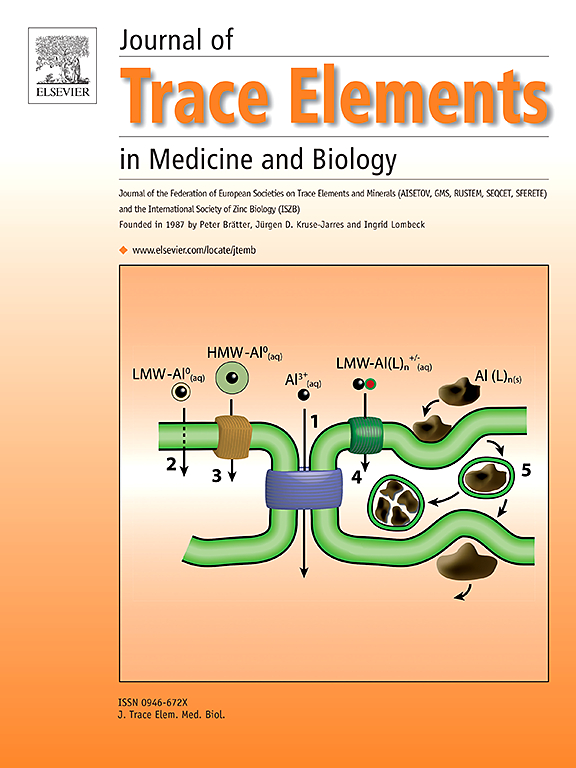 JOURNAL OF TRACE ELEMENTS IN MEDICINE AND BIOLOGY