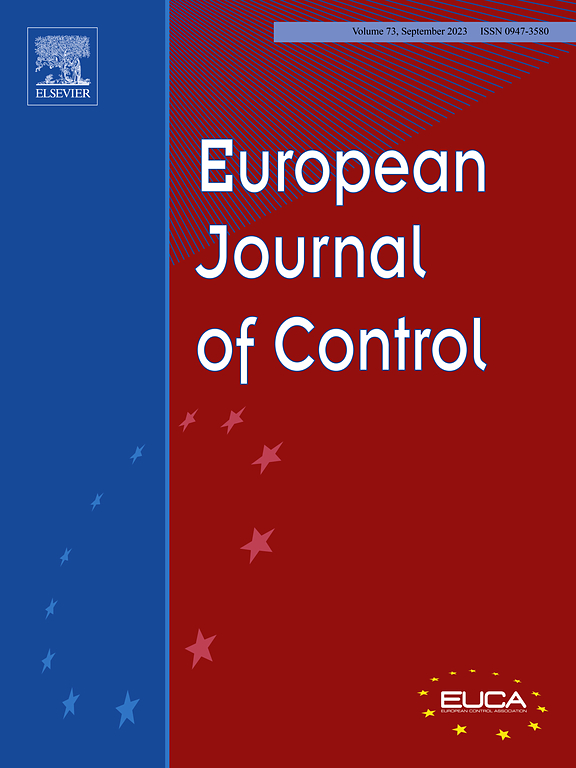 EUROPEAN JOURNAL OF CONTROL