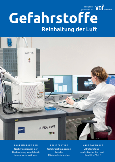 GEFAHRSTOFFE REINHALTUNG DER LUFT