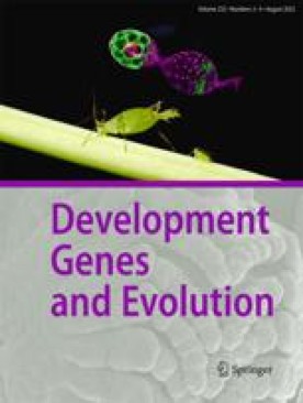 DEVELOPMENT GENES AND EVOLUTION