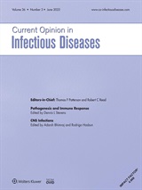 CURRENT OPINION IN INFECTIOUS DISEASES