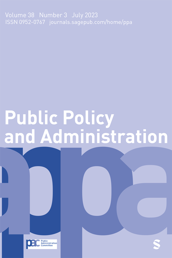 PUBLIC POLICY AND ADMINISTRATION
