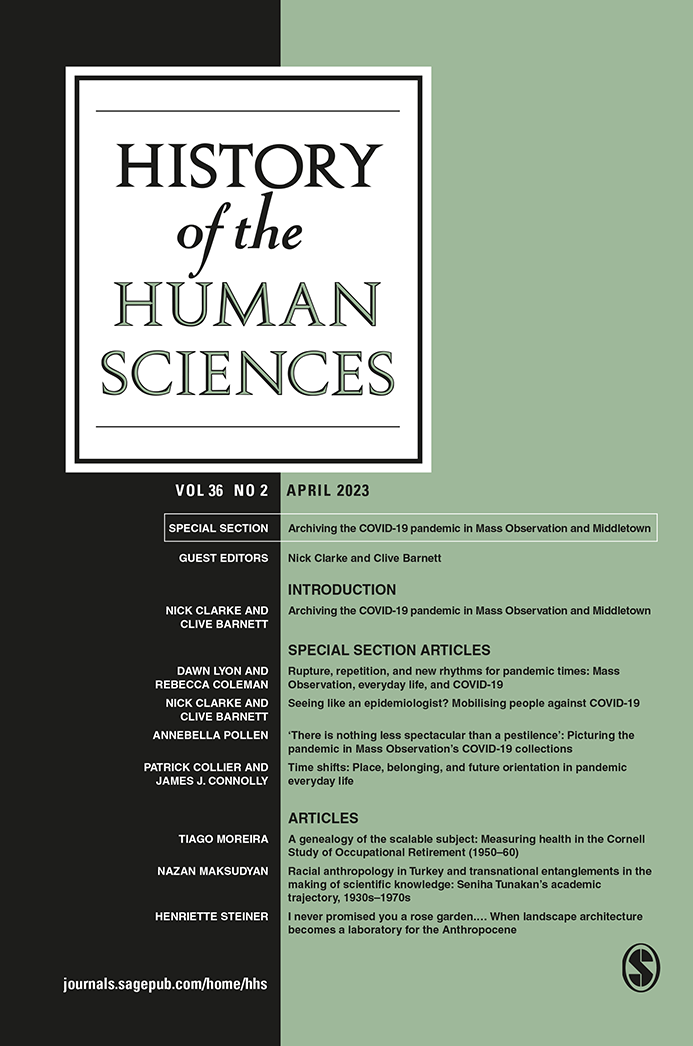 HISTORY OF THE HUMAN SCIENCES