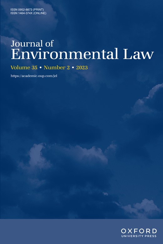JOURNAL OF ENVIRONMENTAL LAW